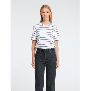 Selected Femme Striped Boxy Tee